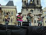 Concierto del Mariachi Azteca en Staroměstské náměstí en Praga en el mes de Mayo, representando a Mexico en Festival Internacional de culturas populares.